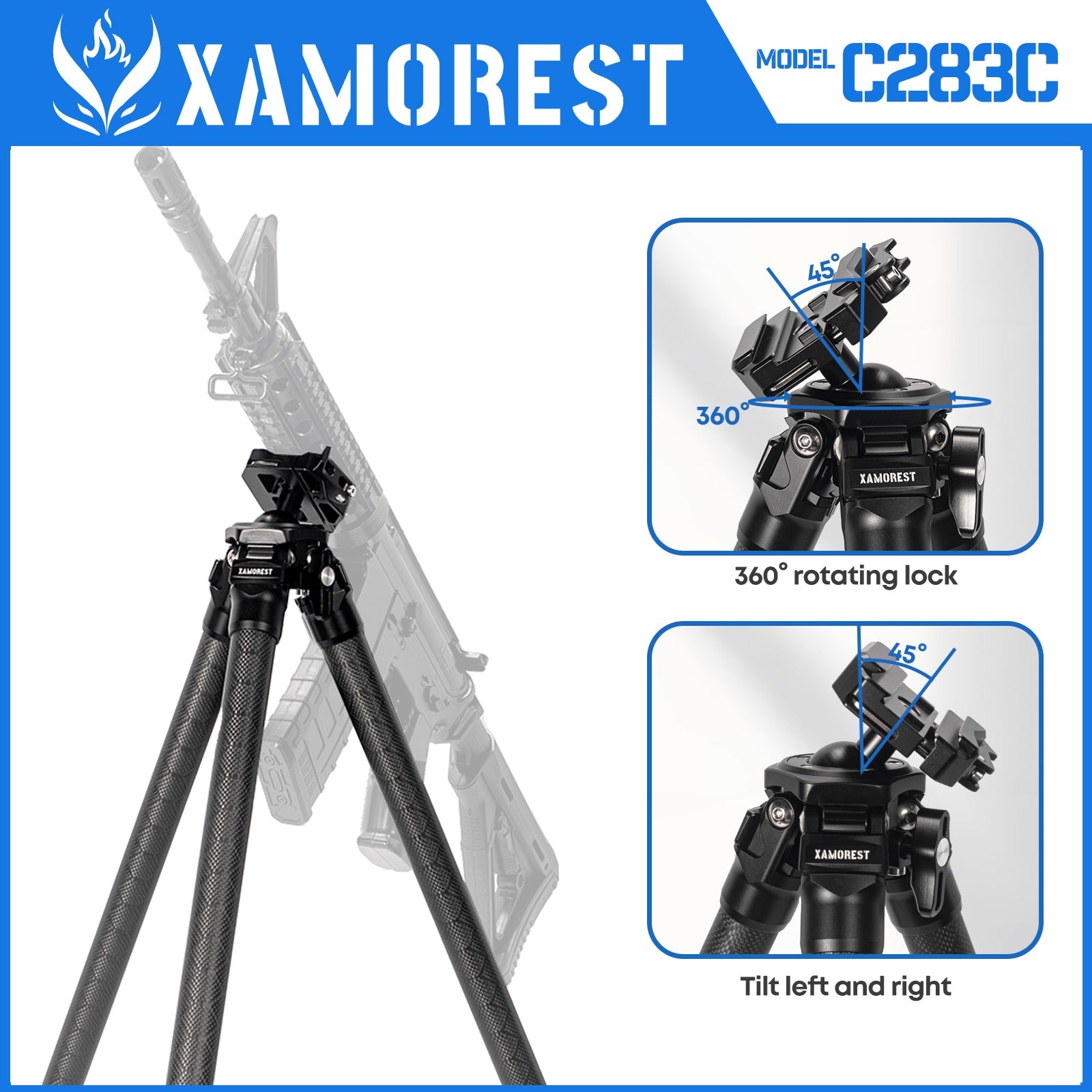 Carbon Fibre Shooting Tripod