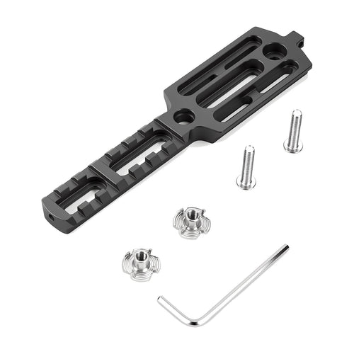 160mm ARCA and Picatinny rail with mounting screws, T-nuts and hex key