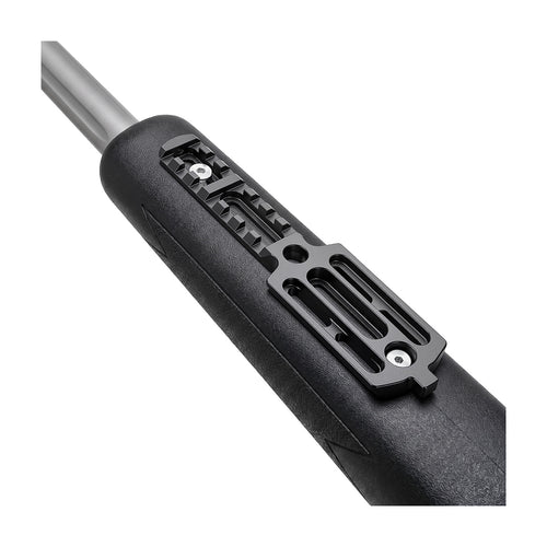 160mm PRS ARCA and Picatinny rail mounted on a rifle handguard